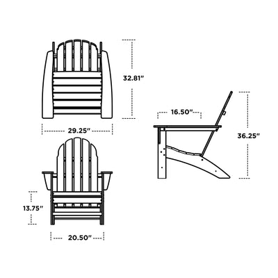 Vineyard Adirondack Chair