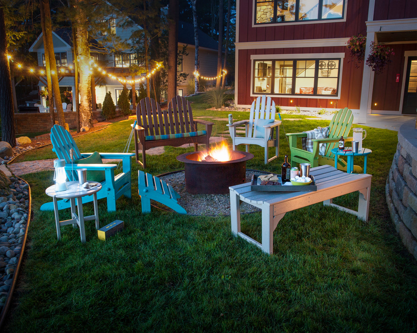 Classic Folding Adirondack Chair