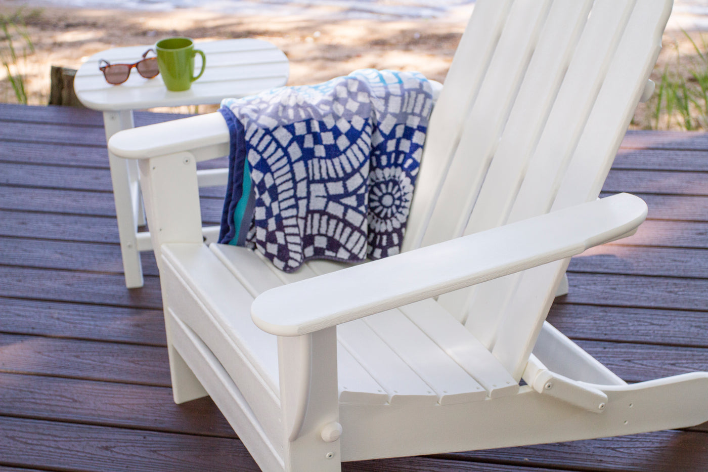 Classic Oversized Folding Adirondack Chair