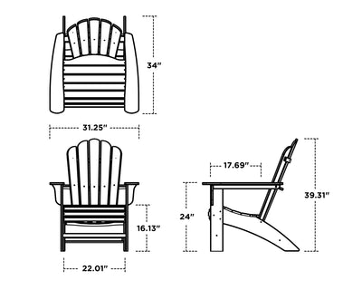 Cottage Curveback Adirondack Chair