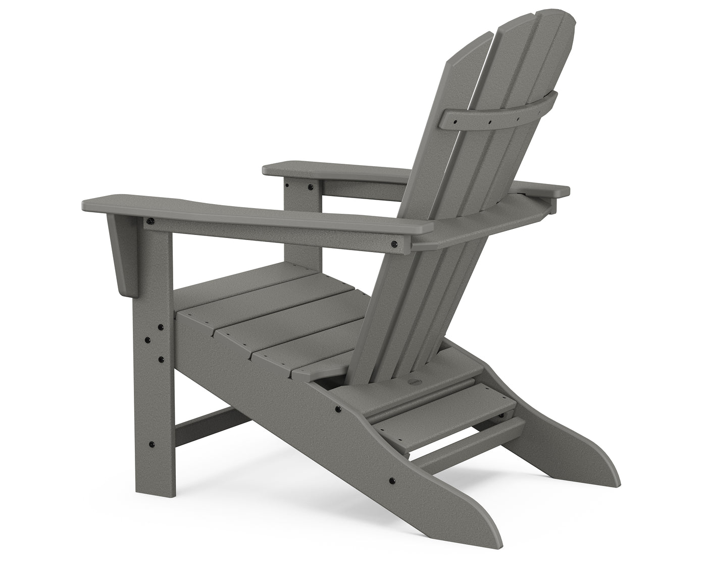 Palm Coast Ultimate Adirondack Chair with Hideaway Ottoman