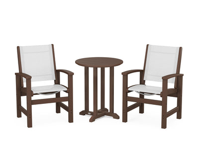 Coastal 3-Piece Round Bistro Dining Set