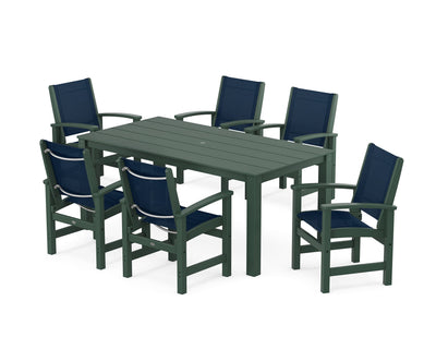 Coastal 7-Piece Parsons Dining Set