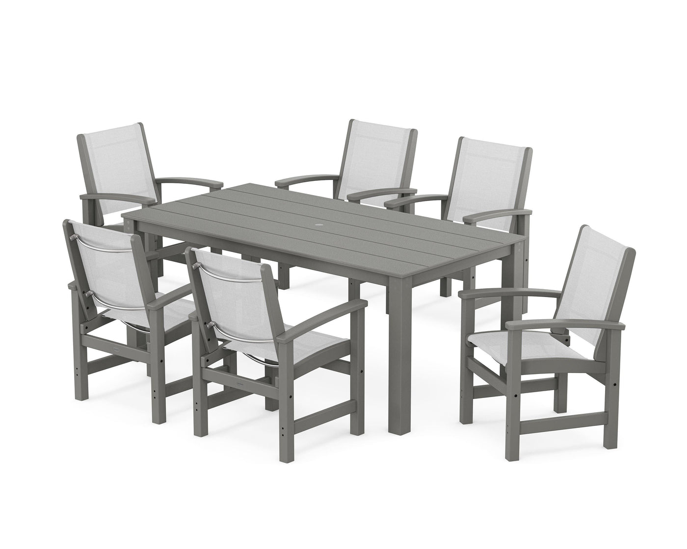 Coastal 7-Piece Parsons Dining Set