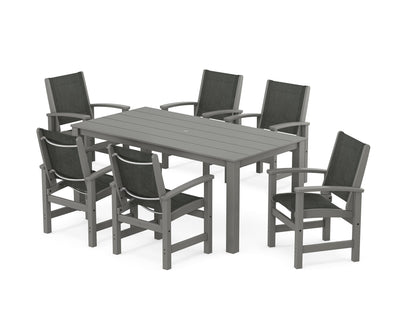 Coastal 7-Piece Parsons Dining Set