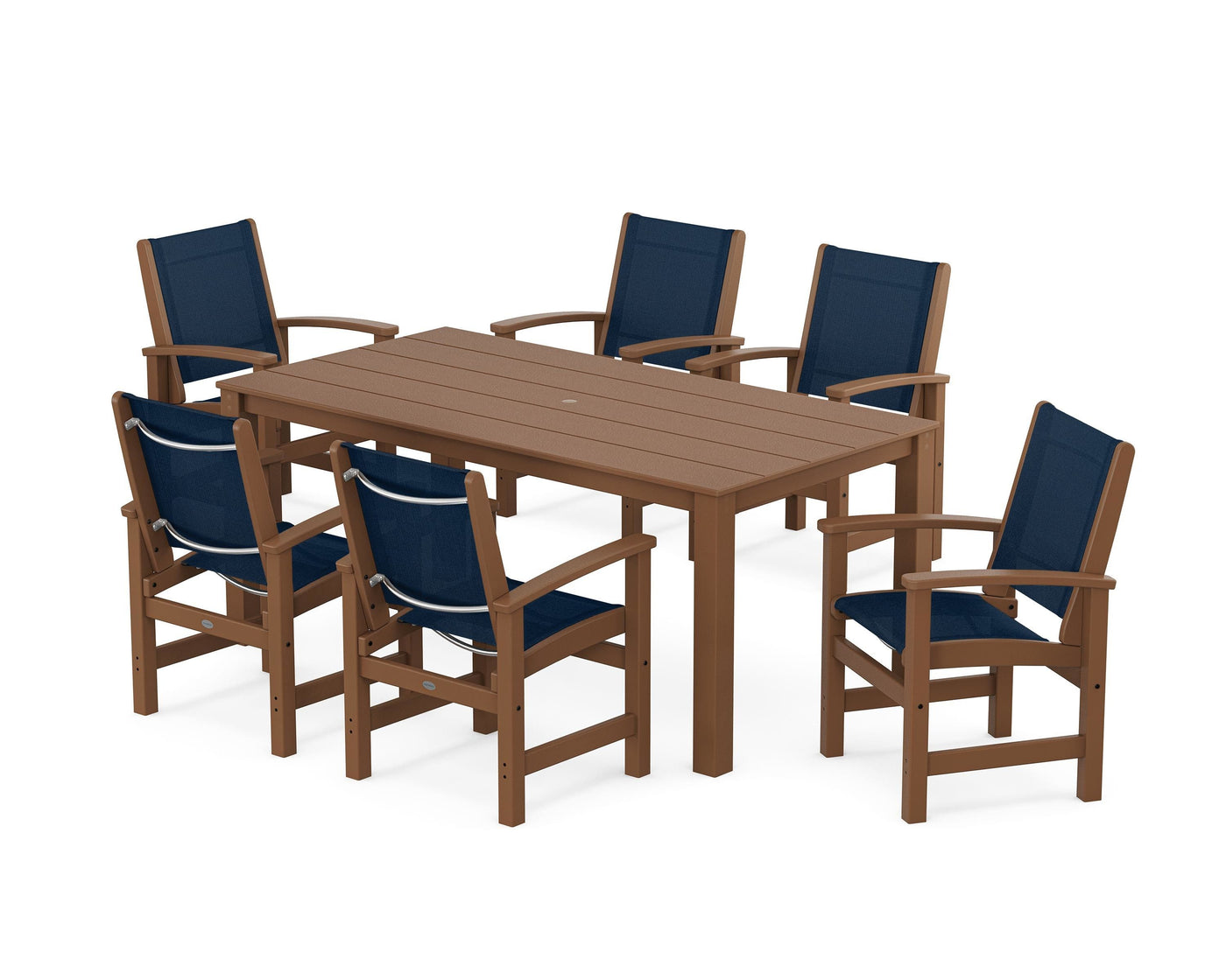 Coastal 7-Piece Parsons Dining Set