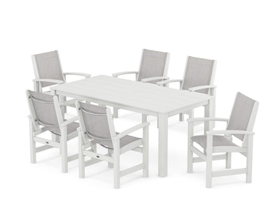 Coastal 7-Piece Parsons Dining Set