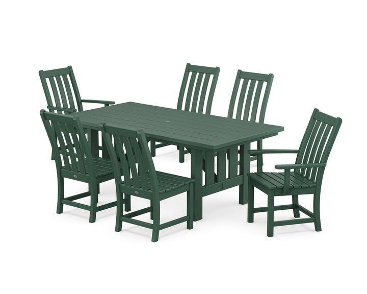 POLYWOOD® Vineyard 7-Piece Dining Set with Mission Table