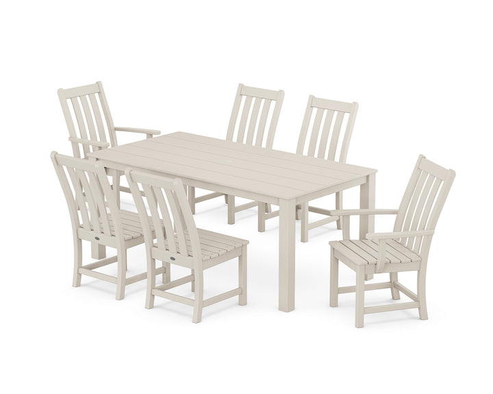 POLYWOOD® Vineyard 7-Piece Parsons Dining Set