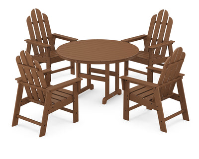 Long Island 5-Piece Round Farmhouse Dining Set