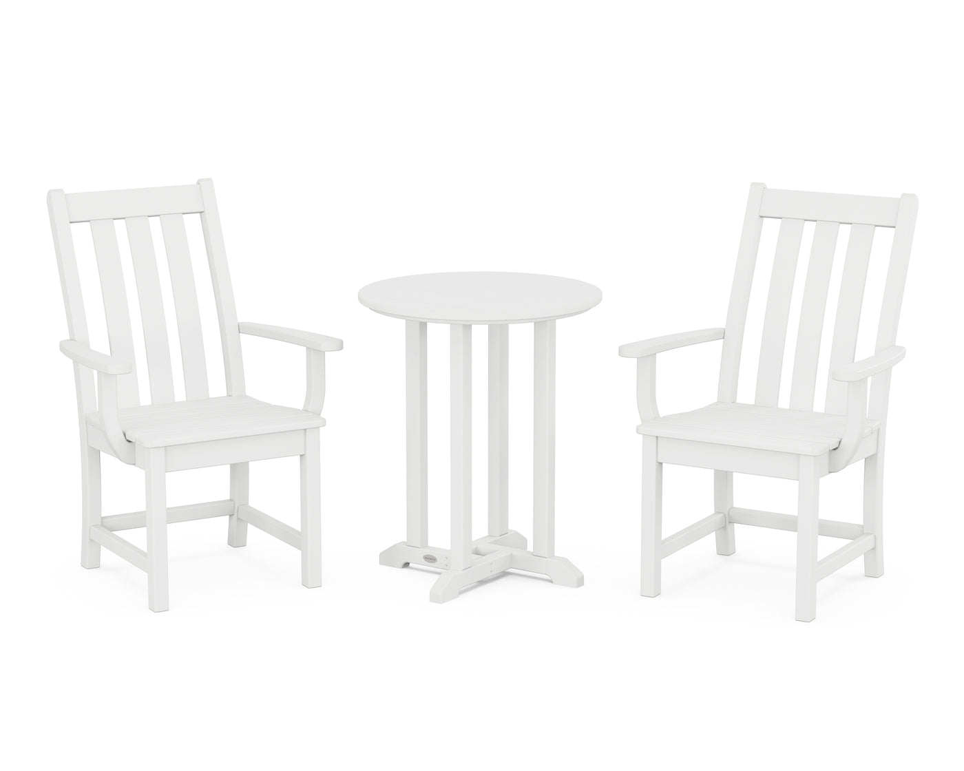 Vineyard 3-Piece Round Bistro Dining Set