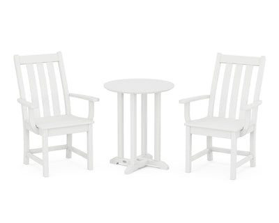 Vineyard 3-Piece Round Bistro Dining Set