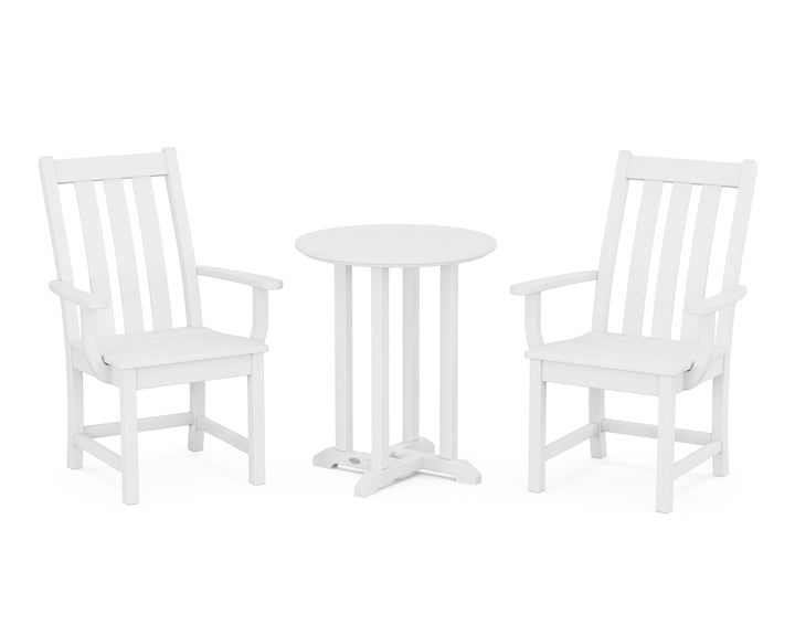 POLYWOOD® Vineyard 3-Piece Round Bistro Dining Set
