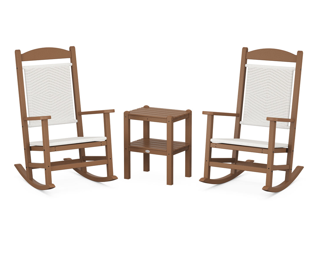 POLYWOOD® Presidential Woven Rocker 3-Piece Set