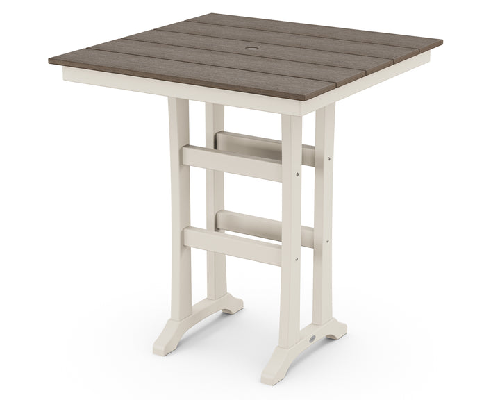POLYWOOD® Farmhouse Trestle 37" Bar Table