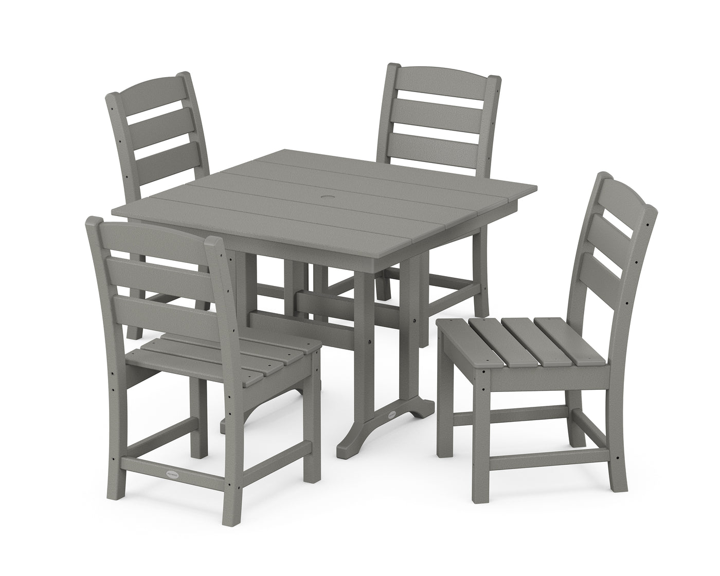 Lakeside Side Chair 5-Piece Farmhouse Dining Set