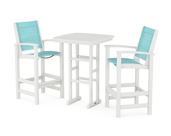 POLYWOOD® Coastal 3-Piece Bar Set