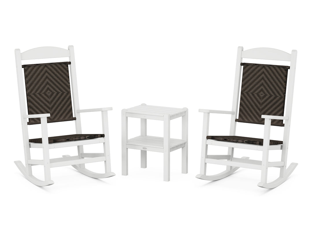 POLYWOOD® Presidential Woven Rocker 3-Piece Set