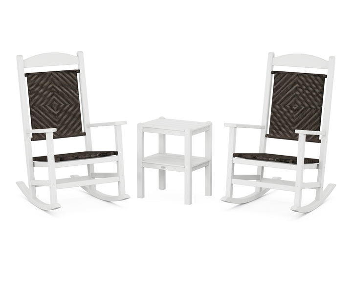 POLYWOOD® Presidential Woven Rocker 3-Piece Set