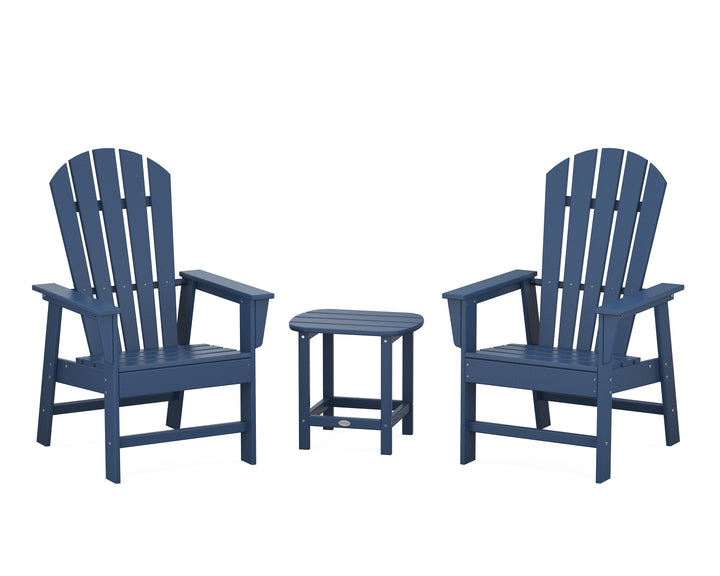 POLYWOOD® South Beach Casual Chair 3-Piece Set with 18" South Beach Side Table
