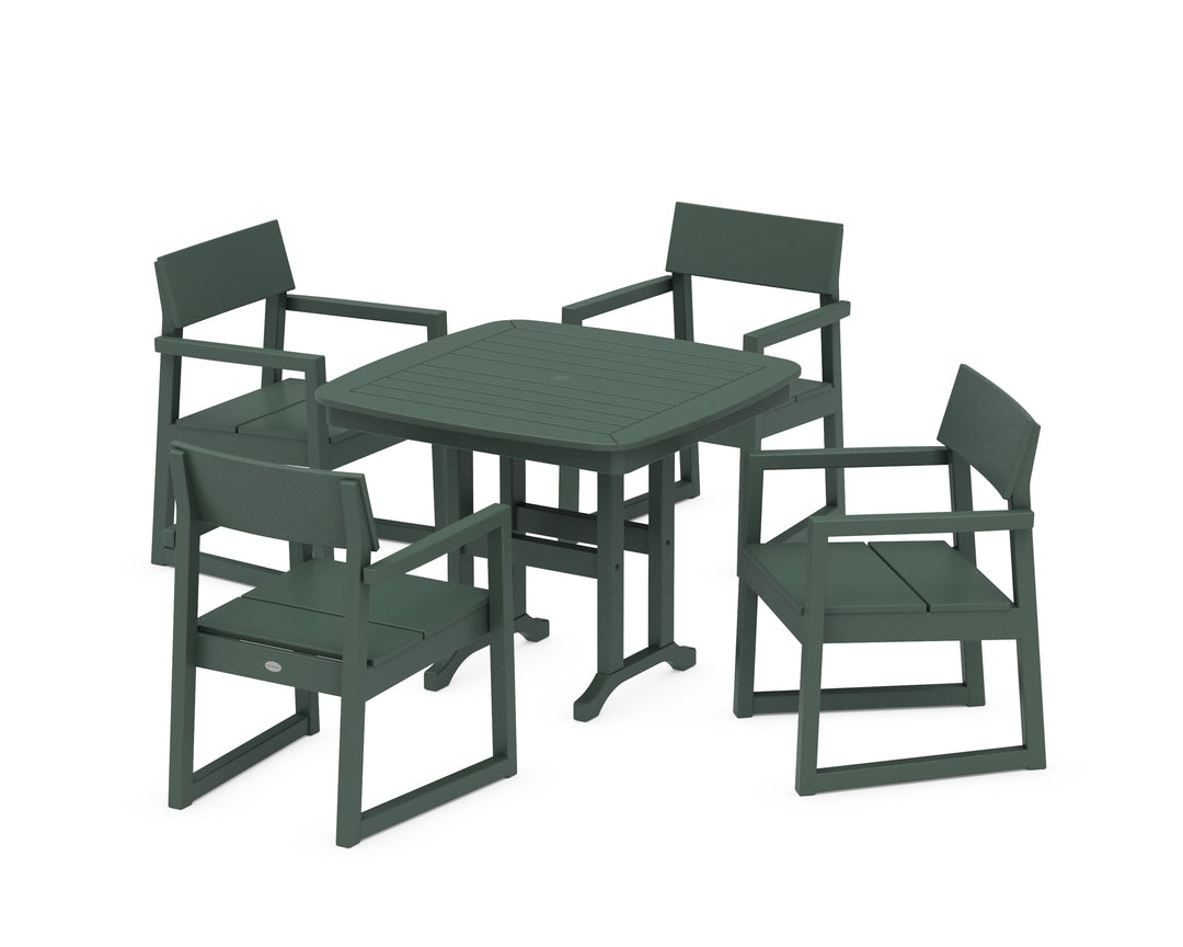 POLYWOOD® EDGE 5-Piece Dining Set