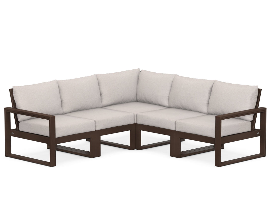 POLYWOOD® EDGE 5-Piece Modular Deep Seating Set