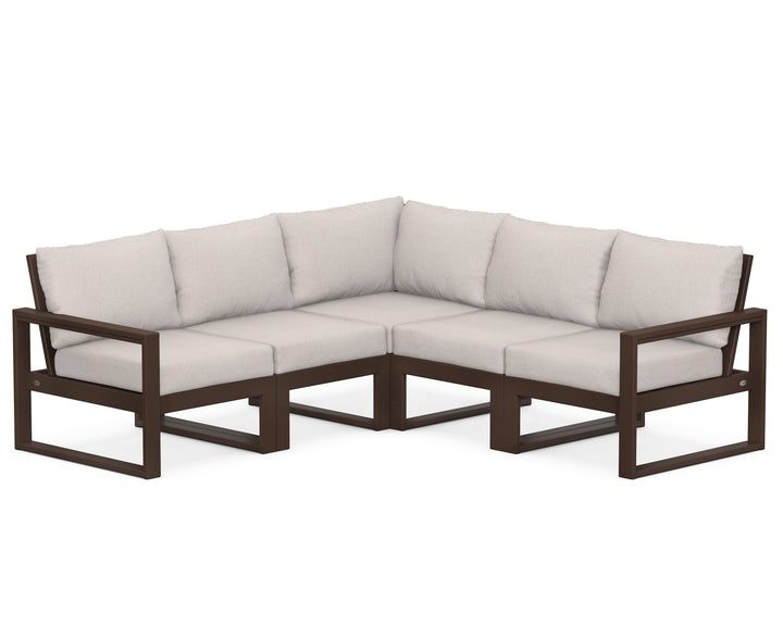 POLYWOOD® EDGE 5-Piece Modular Deep Seating Set