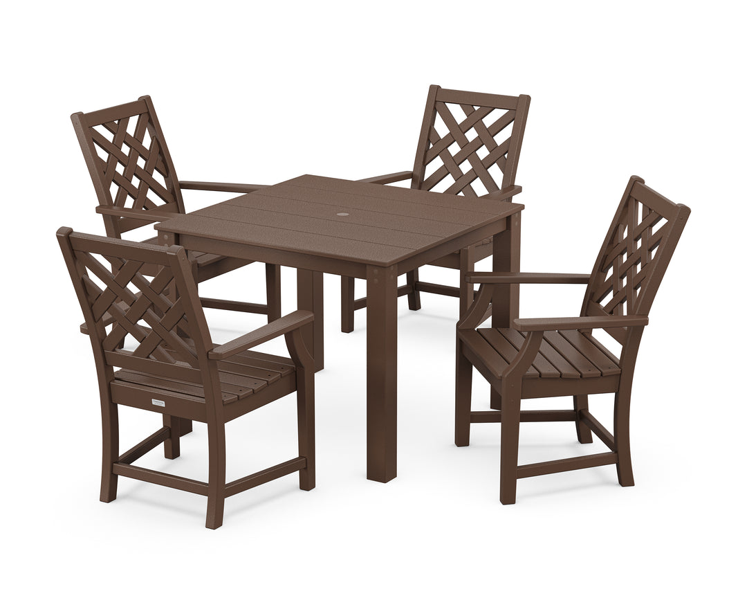 Country Living Wovendale 5-Piece Parsons Dining Set