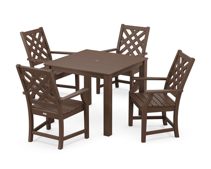 Country Living Wovendale 5-Piece Parsons Dining Set