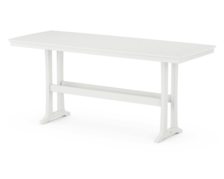 POLYWOOD® Nautical Trestle 39” x 97” Bar Table