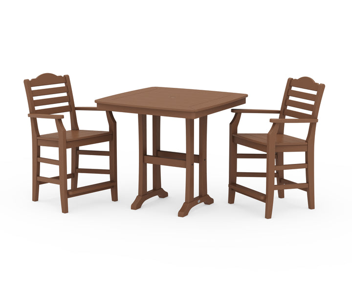 Draper James™ by  POLYWOOD® Savannah 3-Piece Counter Set with Trestle Legs