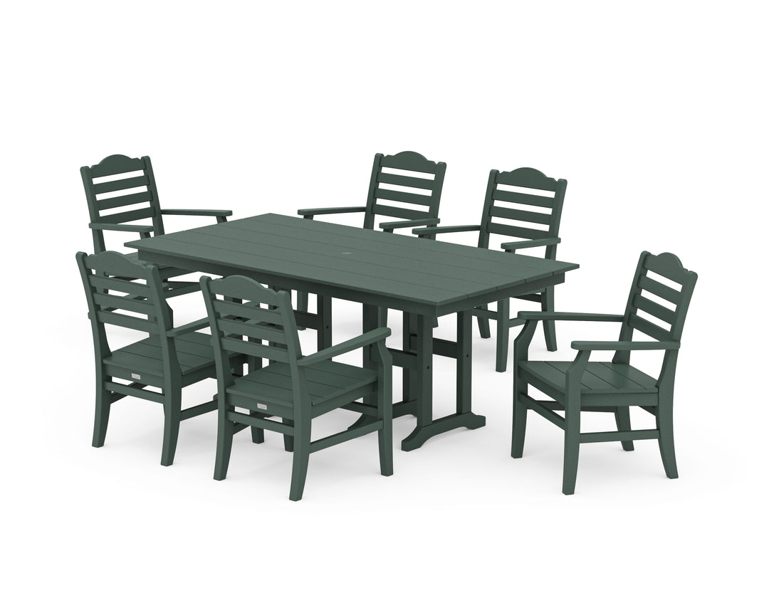 POLYWOOD® Savannah Arm Chair 7-Piece Farmhouse Dining Set
