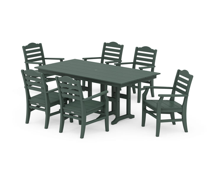 POLYWOOD® Savannah Arm Chair 7-Piece Farmhouse Dining Set