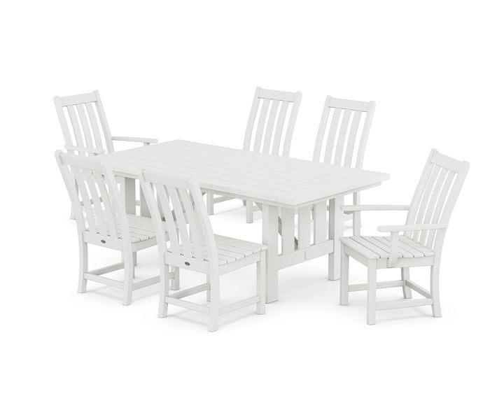POLYWOOD® Vineyard 7-Piece Dining Set with Mission Table