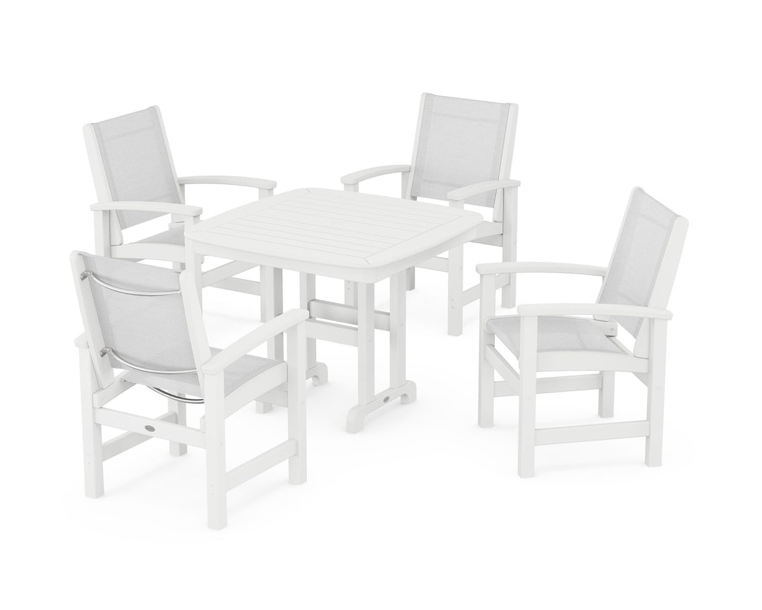 POLYWOOD® Coastal 5-Piece Dining Set