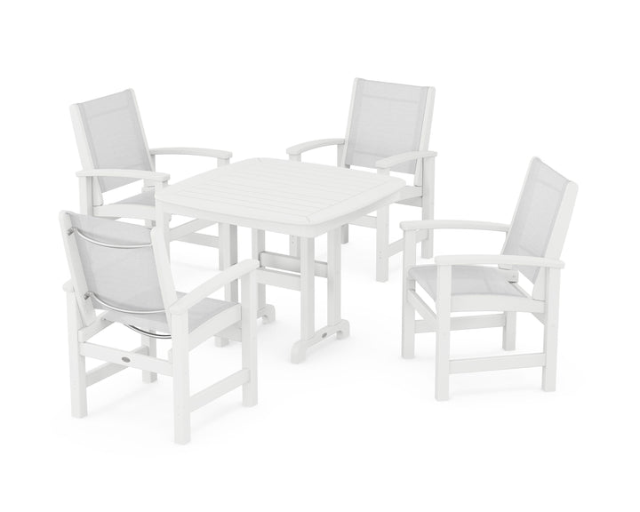 POLYWOOD® Coastal 5-Piece Dining Set