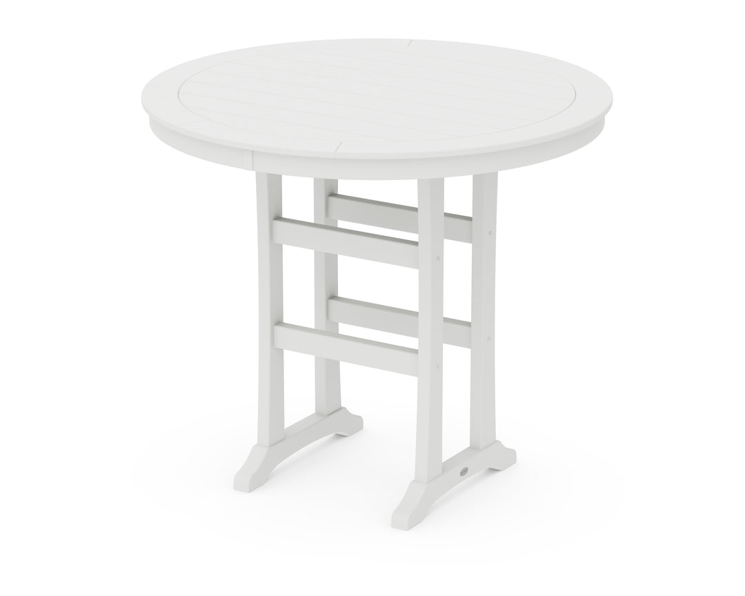 POLYWOOD® Nautical Round Bar Table w/ No Hole