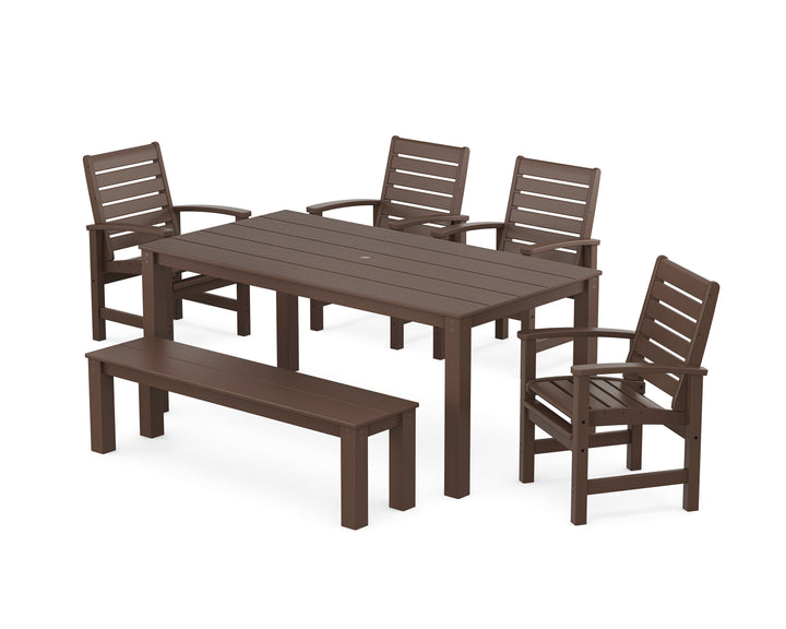 POLYWOOD® Signature 6-Piece Parsons Dining Set with Bench