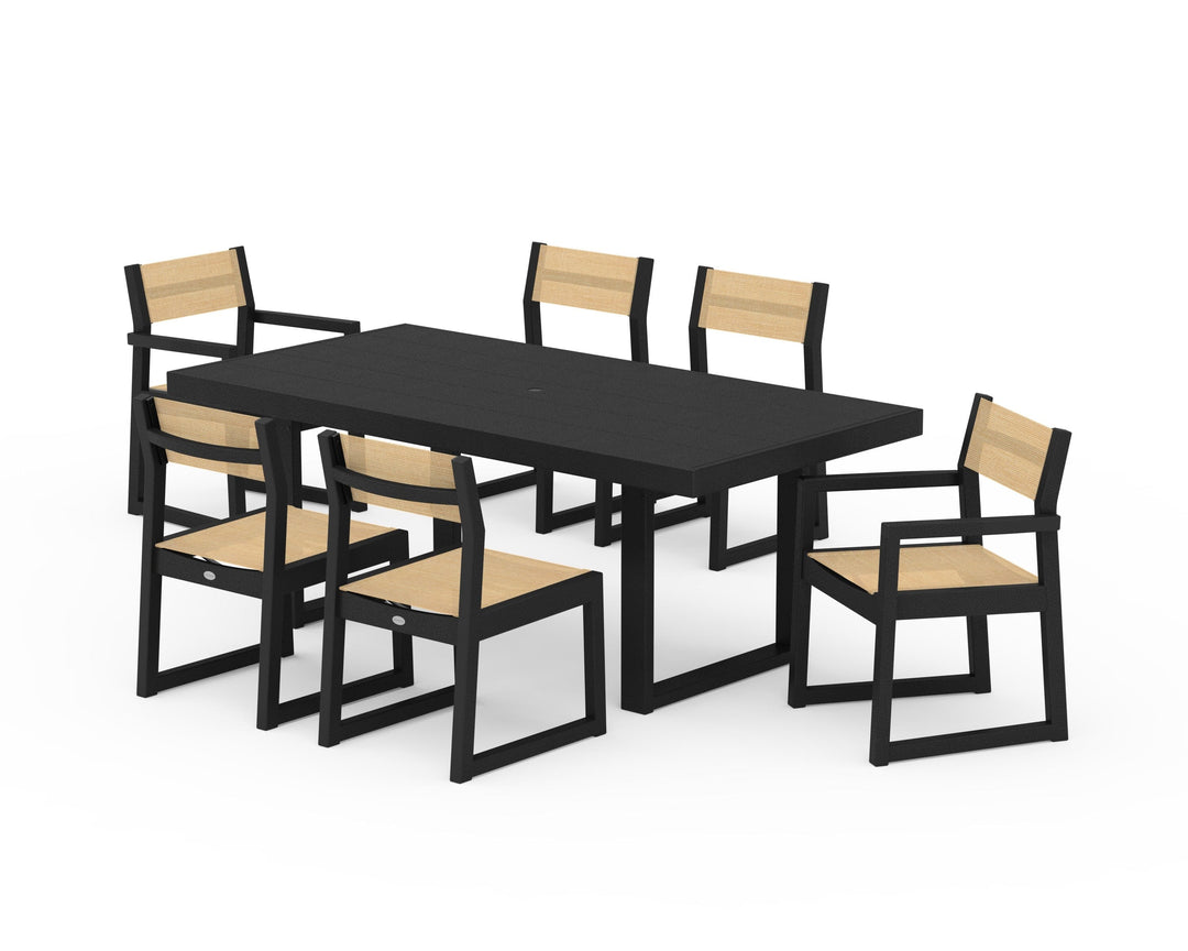 POLYWOOD® EDGE Sling 7-Piece Dining Set