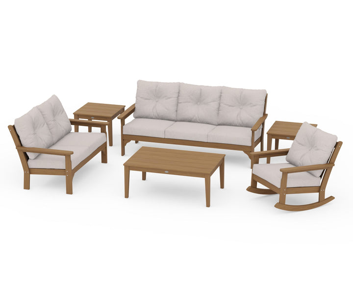 POLYWOOD® Vineyard 6-Piece Deep Seating Set