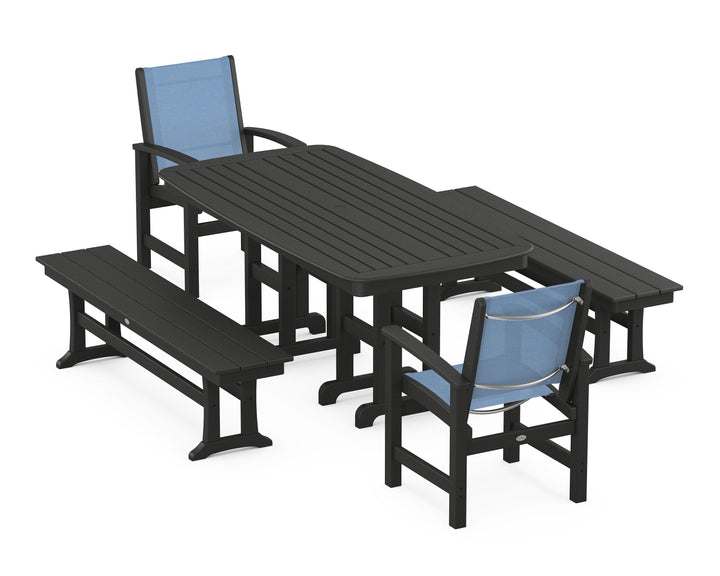 POLYWOOD® Coastal 5-Piece Dining Set