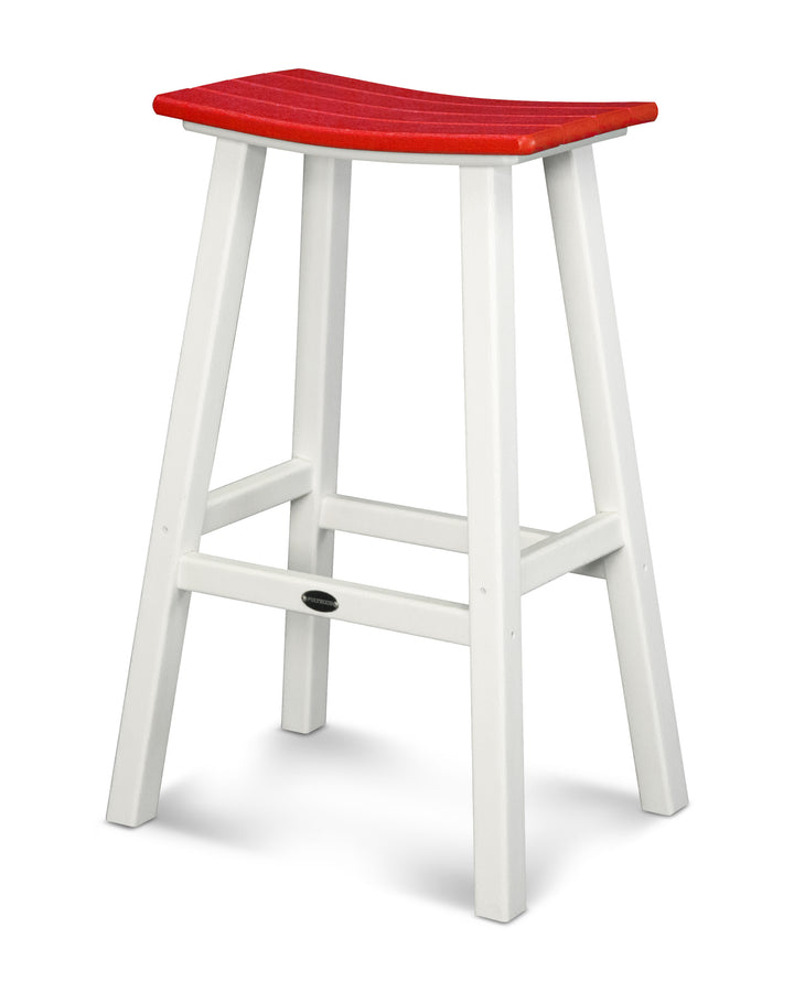 POLYWOOD® Contempo 30" Saddle Bar Stool