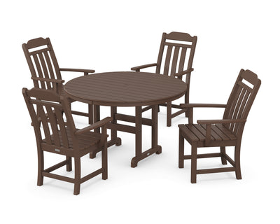 Cottage 5-Piece Round Farmhouse Dining Set