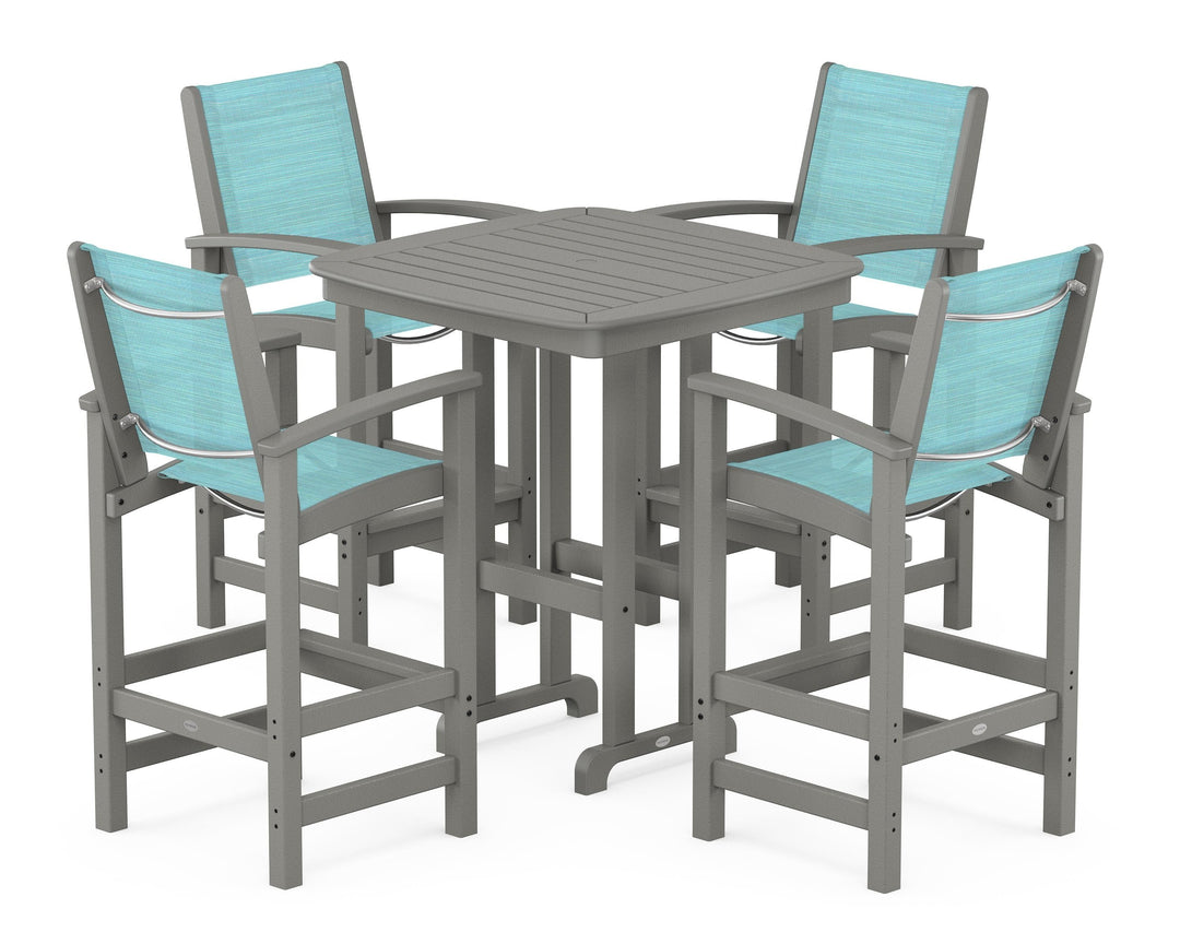 POLYWOOD® Coastal 5-Piece Bar Set