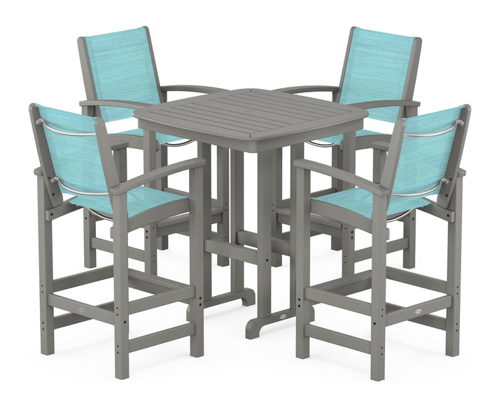 POLYWOOD® Coastal 5-Piece Bar Set