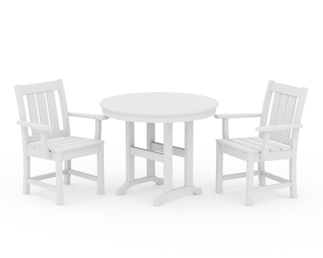 POLYWOOD® Oxford 3-Piece Farmhouse Dining Set