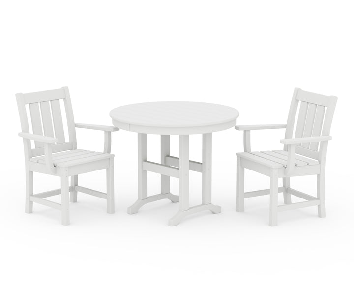 POLYWOOD® Oxford 3-Piece Farmhouse Dining Set