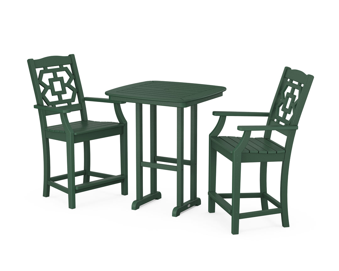 Martha Stewart by POLYWOOD® Chinoiserie 3-Piece Counter Set