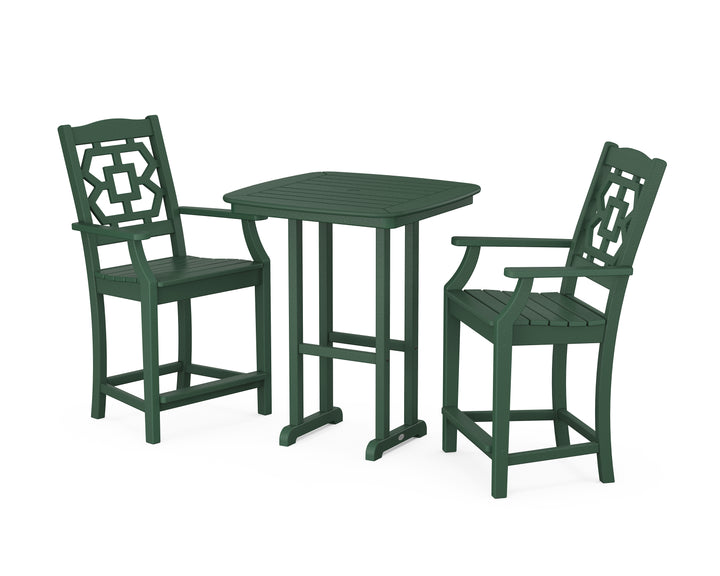 Martha Stewart by POLYWOOD® Chinoiserie 3-Piece Counter Set