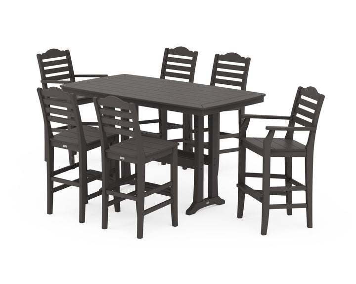 Draper James™ by  POLYWOOD® Savannah 7-Piece Bar Set with Trestle Legs